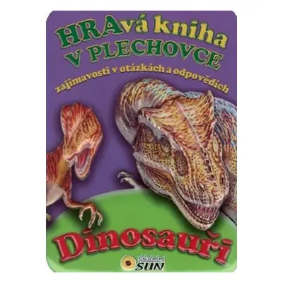 Hravá kniha v plechovce Dinosauři