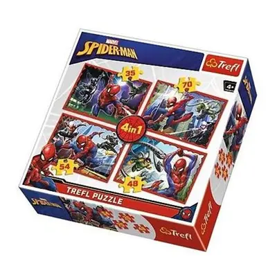 Puzzle Spiderman od Disney Marvel Spiderman 4 v 1