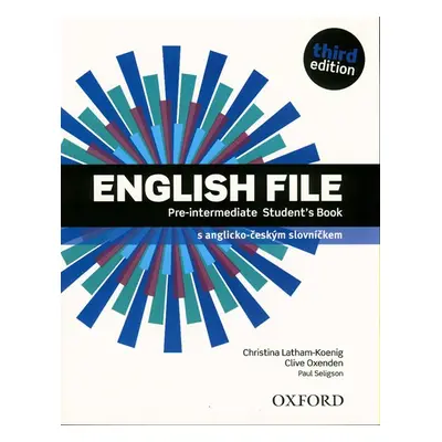 English File Pre-intermediate third edition Students Book s anglicko-českým slovníčkem - Latham-