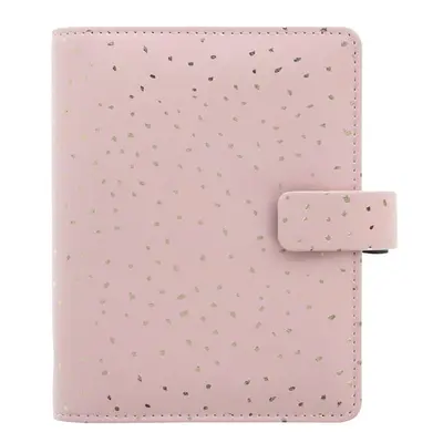 Filofax Kroužkový diář 2025 Confetti Rose Quartz kapesní