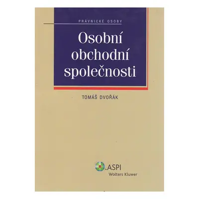 Osobní obchodní společnosti - Dvořák Tomáš