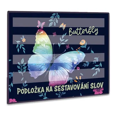 Podložka na sestavování slov - Butterfly/Motýl