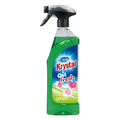 KRYSTAL olejový osvěžovač s rozprašovačem - zelený 750 ml