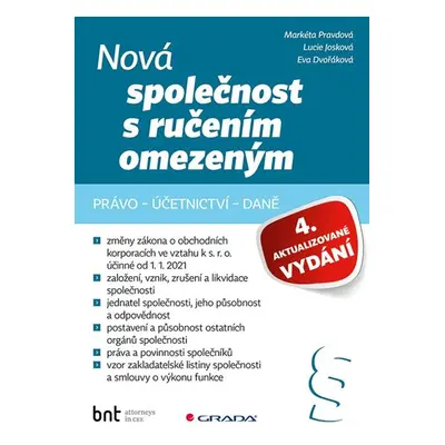 Nová společnost s ručením omezeným - 4. aktualizované vydání - Josková Lucie, Pravdová Markéta, 