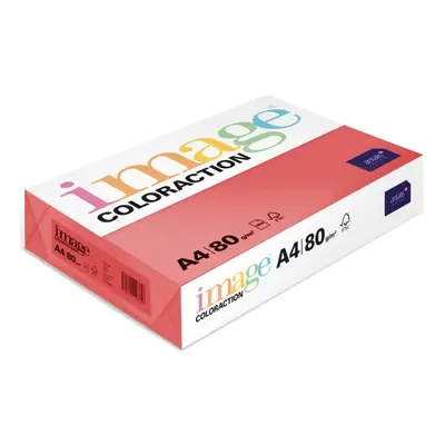 Coloraction A4 80 g 500 ks - Chile/jahodově červená