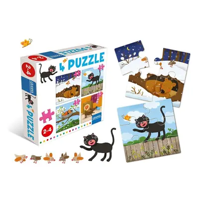 Granna 4 puzzle - kočka