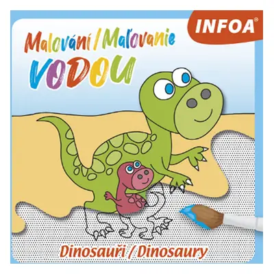 Malování / Maľovanie vodou - Dinosauři / Dinosaury - neuveden