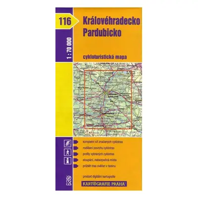 Královéhradecko, Pardubicko - cyklo KP č.116 - 1:70t