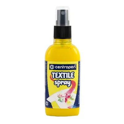 Centropen Barva na textil ve spreji 110 ml - žlutá