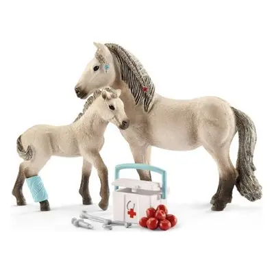 Schleich 42430 Set hříbě a islandská klisna s lékárničkou