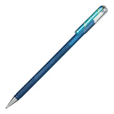 Pentel Dual Metallic Gelové kuličkové pero - modrá/metalická zelená