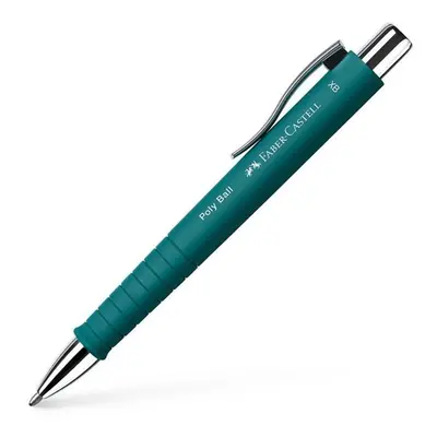 Kuličkové pero Faber-Castell POLY BALL XB, tm. zelená