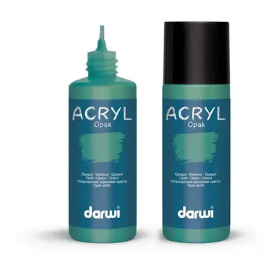 Akrylová barva DARWI ACRYL OPAK 80 ml, tmavě zelená