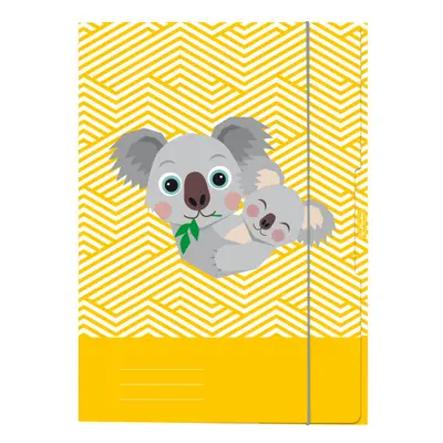 Herlitz Desky s gumou A3 3 klopy Cute animals - koala