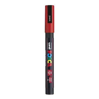 Akrylový popisovač POSCA, PC-3M, 0,9-1,3 mm, červený