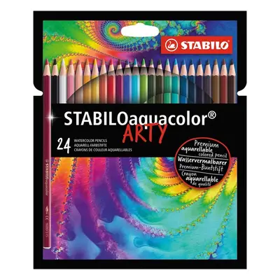 STABILO aquacolor Akvarelové pastelky ARTY - sada 24 barev