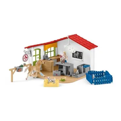 Schleich 42502 Veterinární ordinace pro domácí zvířata