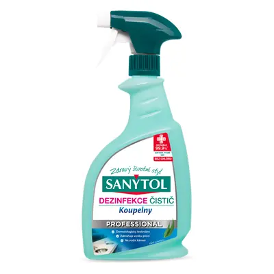 SANYTOL Professional Čistič na koupelny - 750 ml sprej