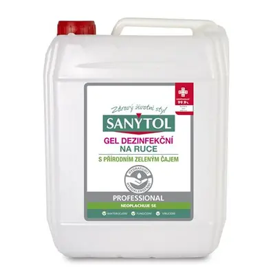 SANYTOL Professional Dezinfekční gel na ruce - 5 L