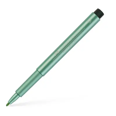 Popisovač Faber-Castell Pitt Artist Pen B Metalický - Zelená