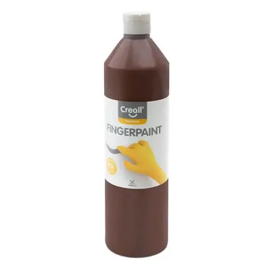 Prstová barva HAPPY INGREDIENTS, hnědá - 750 ml