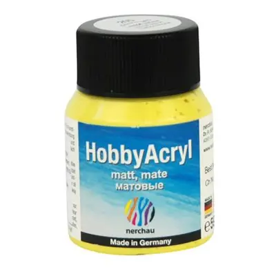 Hobby Acryl matt Nerchau - 59 ml - citron žlutá