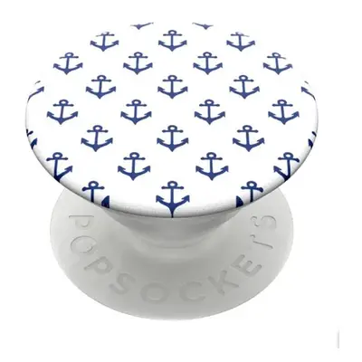 PopSockets Original PopGrip - Modré kotvičky (Anchors Away White)