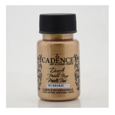 Akrylová barva Cadence DORA metalic, 50 ml - bronzová