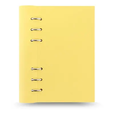 Filofax Clipbook Pastel kroužkový poznámkový blok osobní - pastelově žlutá