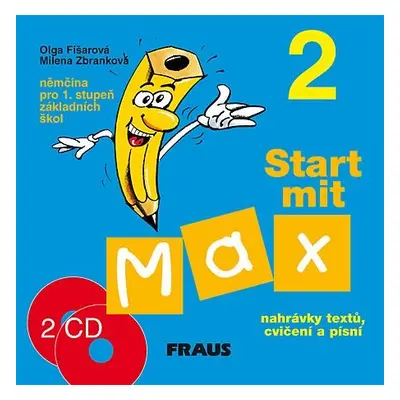 Start mit Max 2-audio CD k učebnici /2ks/ - Fišarová O.,Zbranková M.