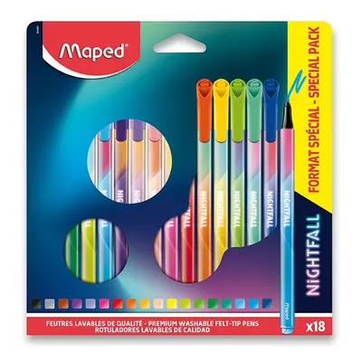 Fixy MAPED Color´Peps Deco Nightfall - 18 barev