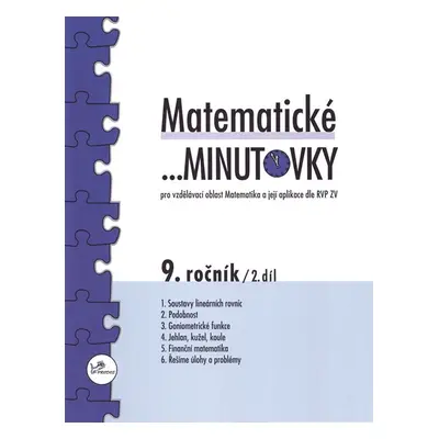 Matematické minutovky 9.ročník - 2.díl - Mgr. Miroslav Hricz