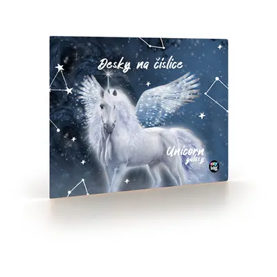 Desky na číslice - Unicorn galaxy