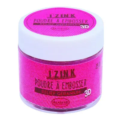 Embosovací prášek Aladine, IZINK - Geranium, 25 ml