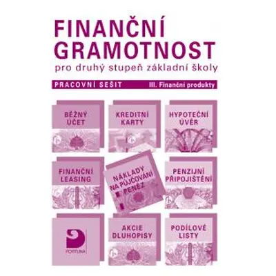 Finanční gramotnost pro 2. stupeň ZŠ - pracovní sešit III. - Finanční produkty - Jakeš P. a kol.