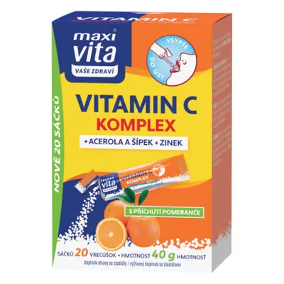 Maxi Vita Vitamin C komplex + acerola + šípek + zinek