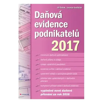 Daňová evidence podnikatelů 2017 - Dušek Jiří, Sedláček Jaroslav