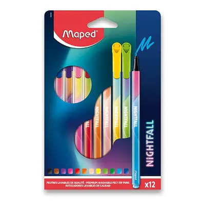 Fixy MAPED Color´Peps Deco Nightfall - 12 barev