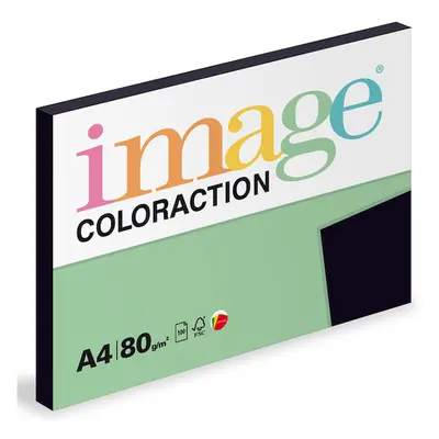 Coloraction A4 80 g 100 ks - Black/sytá černá