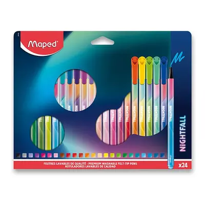 Fixy MAPED Color´Peps Deco Nightfall - 24 barev