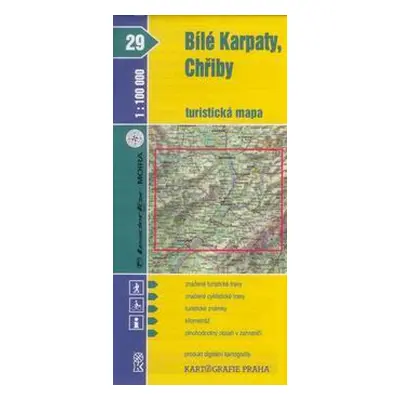 Bílé Karpaty, Chřiby - mapa KP č.29 - 1:100t