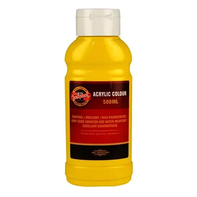 Koh-i-noor akrylová barva Acrylic - 500 ml - žluť tmavá