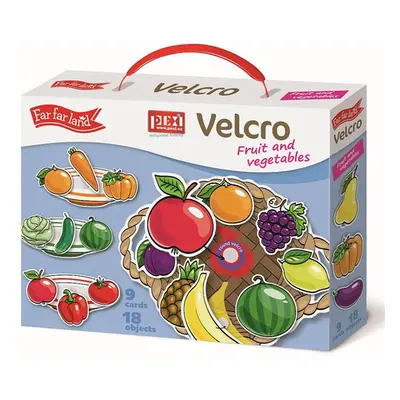 PEXI Velcro skládačky - Ovoce a Zelenina (Fruits and Vegetables)