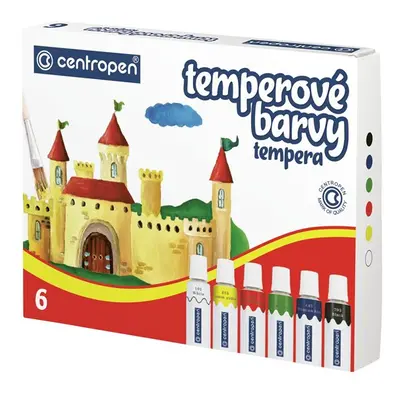 Centropen Temperové barvy 12 ml - 6 barev