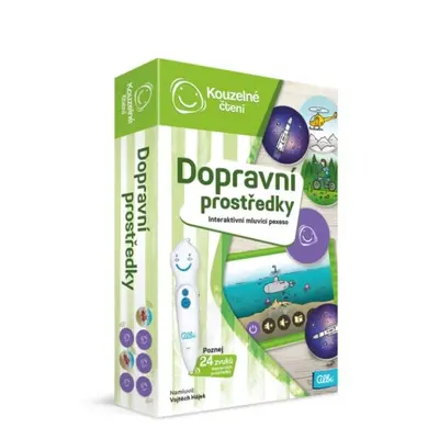 Kouzelné čtení - Pexeso - Dopravní prostředky