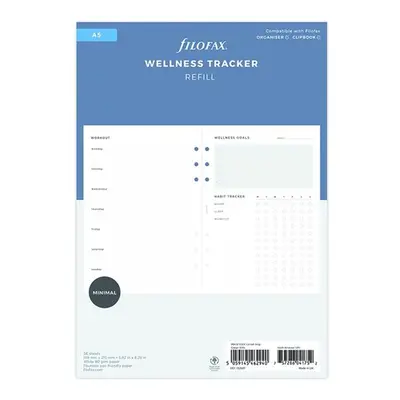 Filofax Nedatovaná náplň pro diář/Clipbook A5 - wellness plánování