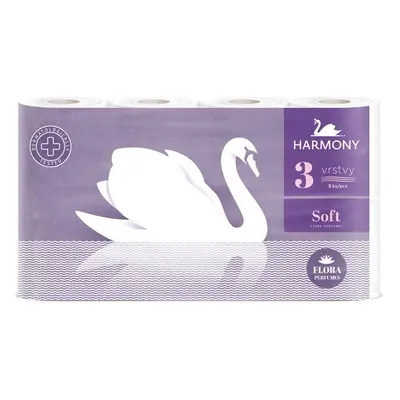 Harmony Soft Flora toaletní papír 3 vrstvý ( 8 ks )