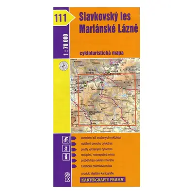 Slavkovský les, Mariánské Lázně - cyklo KP č.111 - 1:70t