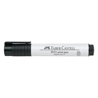 Popisovač Faber-Castell Pitt Artist Pen Big Brush - bílá