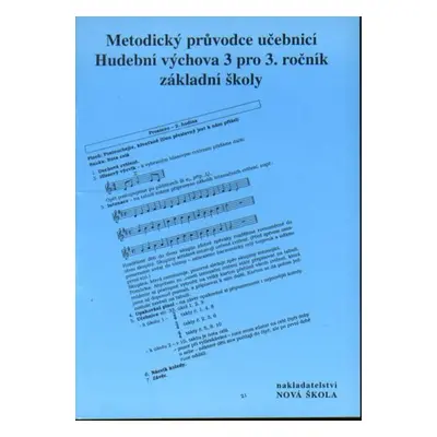 Hudební výchova 3 - metodický průvodce k učebnici